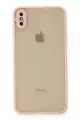 Newface Apple iPhone XS Max Kılıf Montreal Silikon Kapak - Pembe