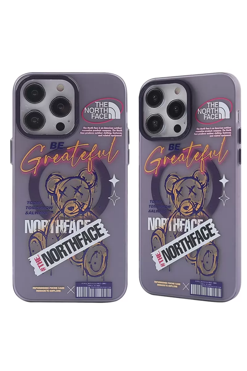 Newface Apple iPhone 14 Pro Kılıf Apollo Magneticsafe Desenli Kapak - Apollo Mor - 2