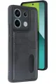 Newface Xiaomi Redmi Note 13 Pro 4G Kılıf Sara Kartvizitli Deri Kılıf - Siyah
