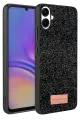 Onegif Samsung Galaxy A07 4G Bright Simli Kapak - Siyah