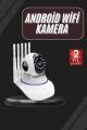 LED Aydınlatmalı 5 Antenli Motorlu 1080P Wifi Kamera Sensörlü