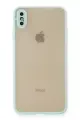 Newface Apple iPhone XS Max Kılıf Montreal Silikon Kapak - Turkuaz