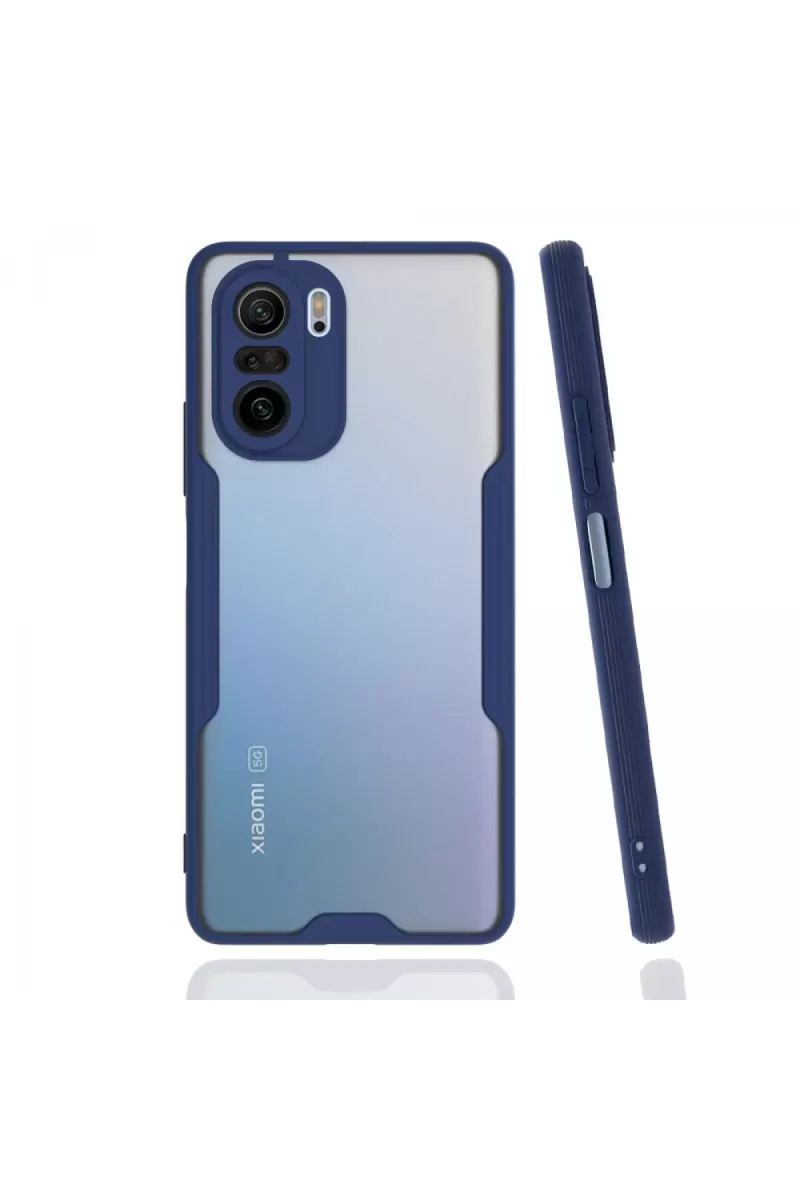 Newface Xiaomi Poco F3 Kılıf Platin Silikon - Lacivert