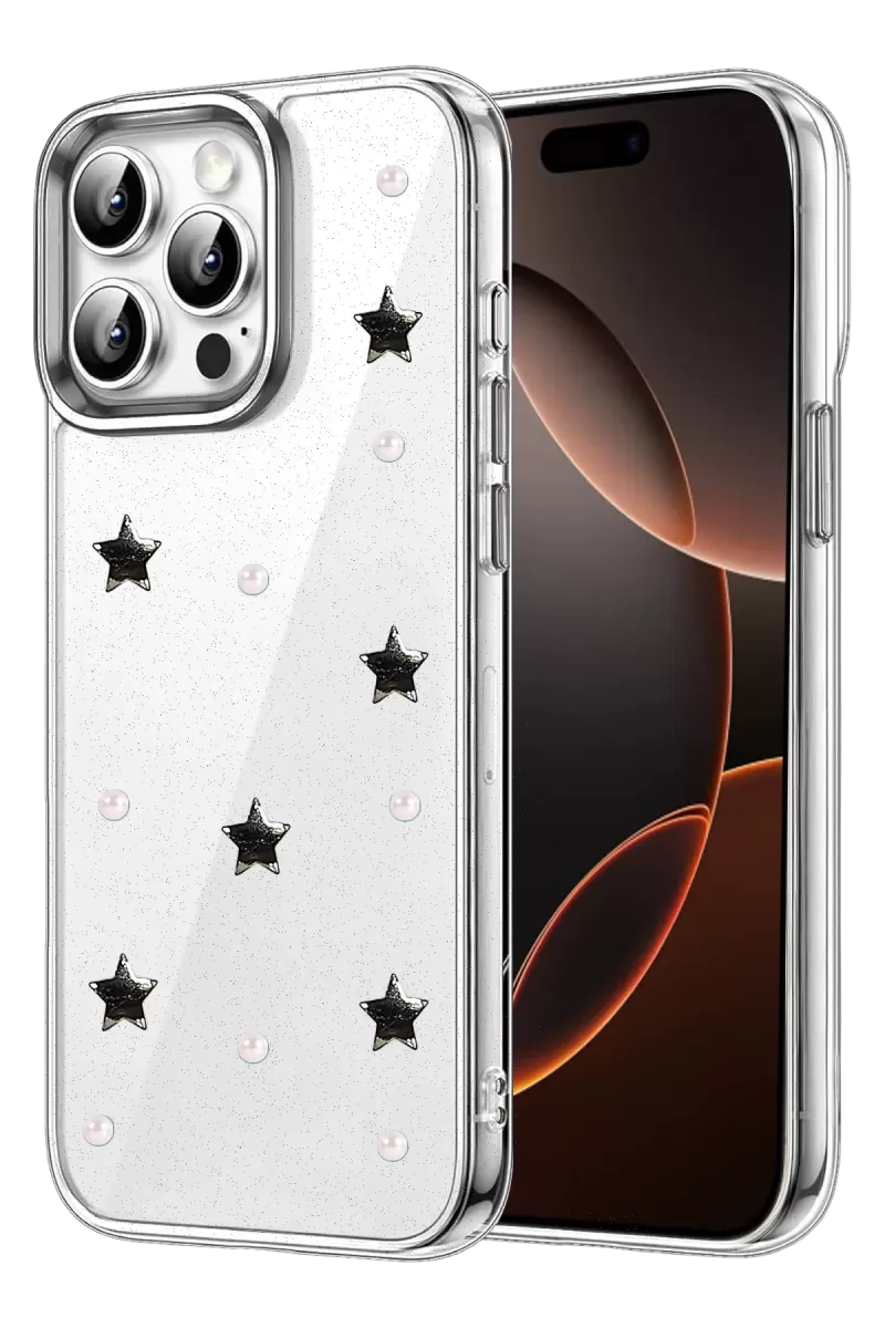 Newface Apple iPhone 15 Pro Max Fiyonk Desenli Kapak - Desen 7