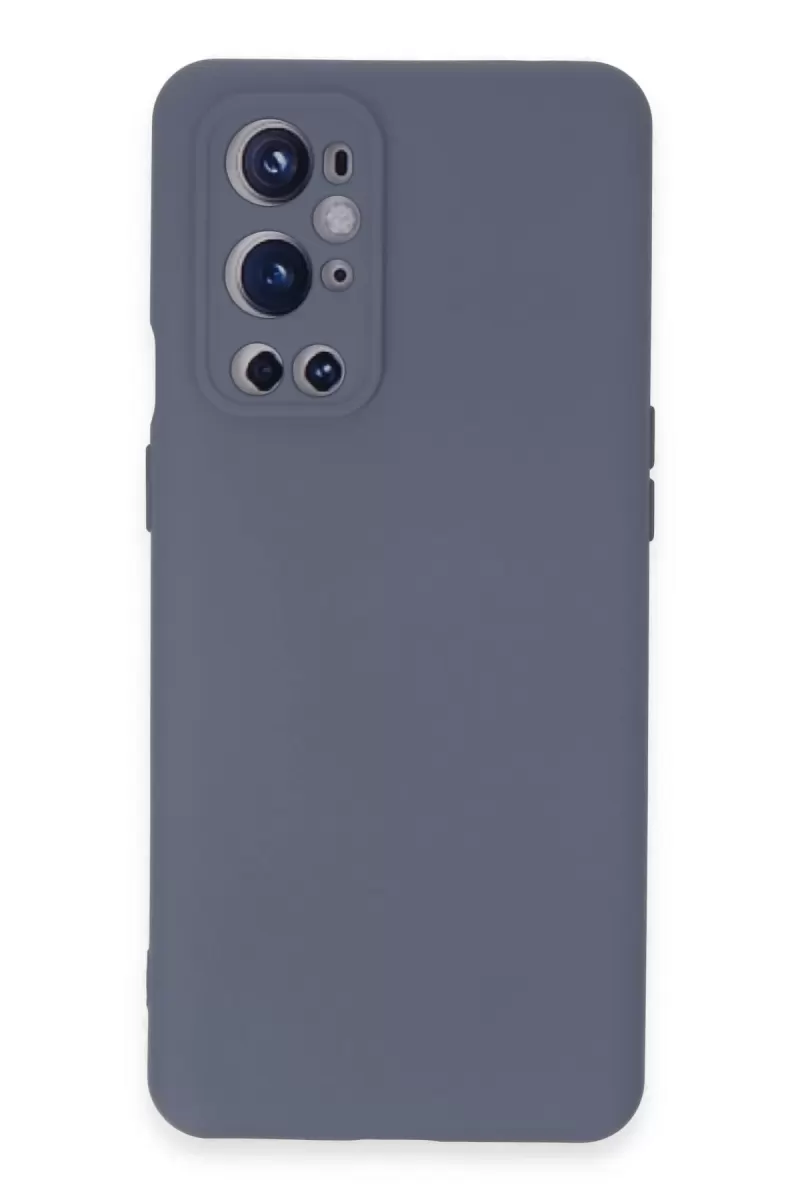 Newface One Plus 9 Pro Kılıf Nano içi Kadife Silikon - Gri