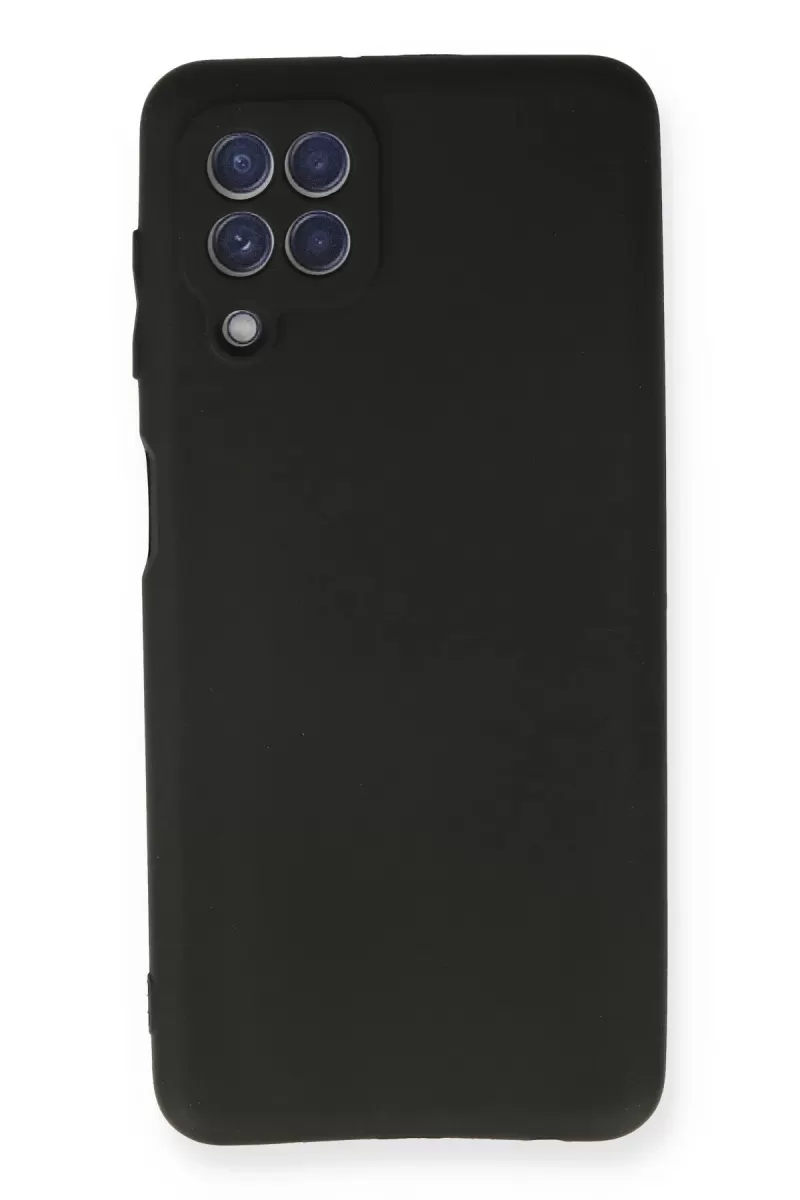 Newface Samsung Galaxy A22 Kılıf First Silikon - Siyah