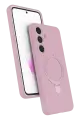 Newface Samsung Galaxy S24 FE Regal Magsafe Standlı Kapak - Açık Pembe
