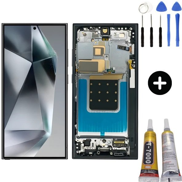 Samsung S24 ULTRA Uyumlu Ekran talı OLED (YEŞİL) +