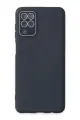 Newface Samsung Galaxy A22 Kılıf Lansman Glass Kapak - Lacivert