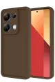 Newface Xiaomi Redmi Note 13 Pro 4G Kılıf Viera Silikon - Kahverengi