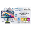 QUADRO EXPANSE AI B424 14165, i5-14400, 23,8" FHD Ekran, 16Gb Ram, 512Gb SSD, Pivot, Paylaşımlı VGA, Free Dos All In One PC
