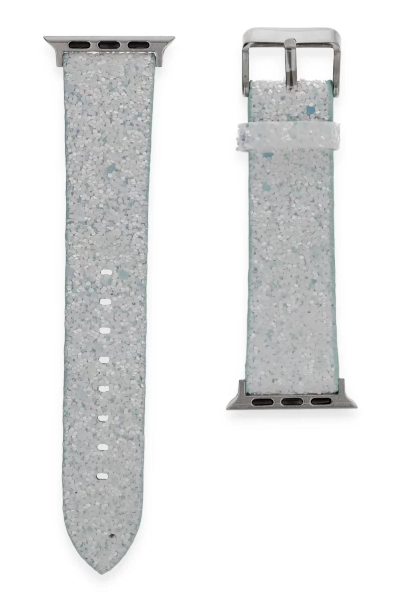 Newface Apple Watch 38mm Starry Taşlı Kordon - Mavi
