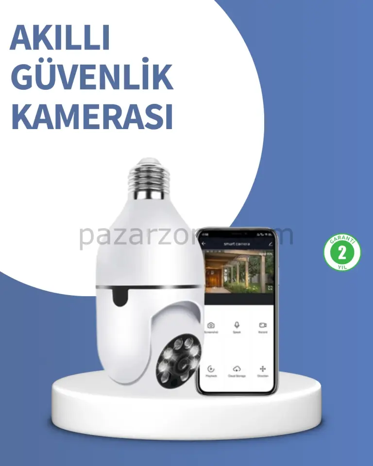Kompakt Tasarımlı Gece Görüşlü Kablosuz Kamera