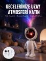 180 Derece Dönebilen Astronot Masa ve Gece Lambası Projektör Yeni Nesil