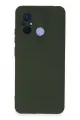 Newface Xiaomi Redmi 12C Kılıf Nano içi Kadife Silikon - Koyu Yeşil