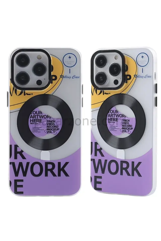 Newface Apple iPhone 14 Pro Kılıf Apollo Magneticsafe Desenli Kapak - Apollo Şeffaf - 6