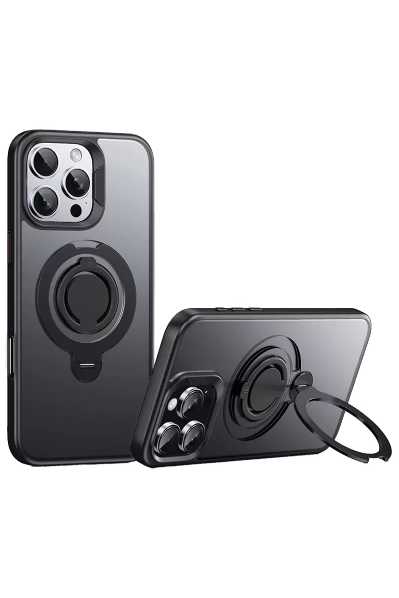 Joko Apple iPhone 16 Pro Avatar 360 Dönen Magsafe Kapak - Siyah