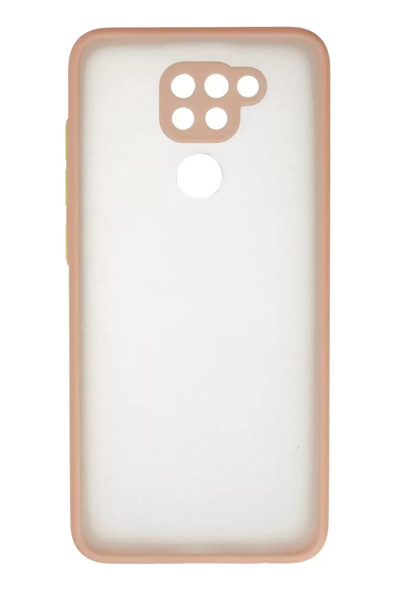 Newface Xiaomi Redmi Note 9 Kılıf Montreal Silikon Kapak - Pembe
