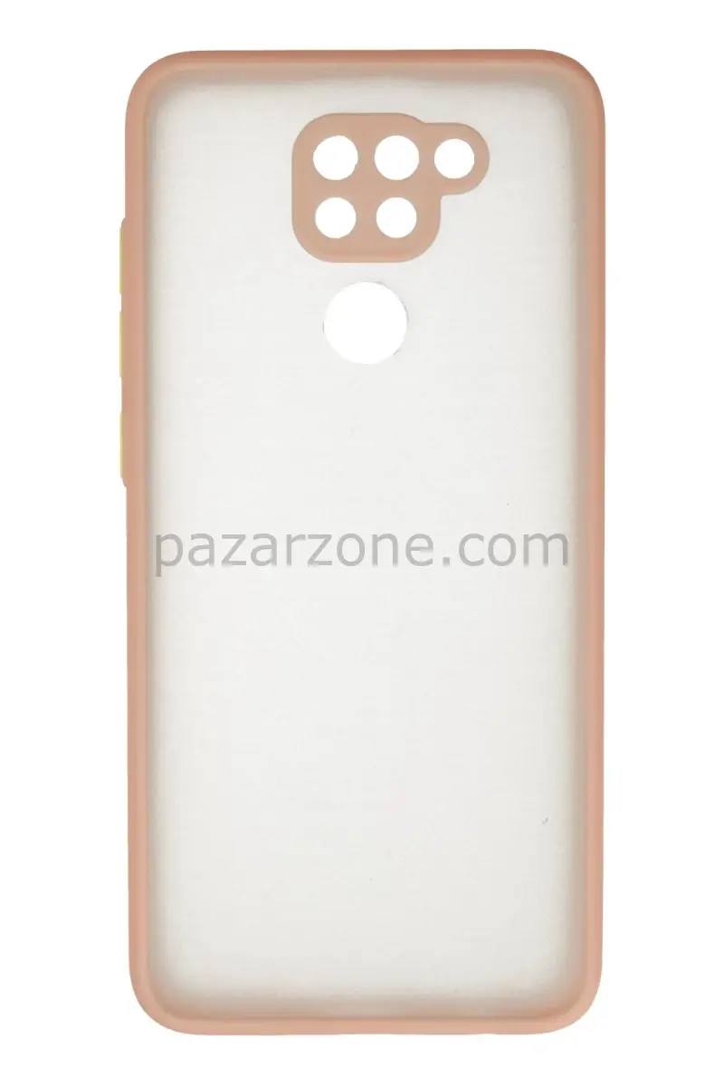 Newface Xiaomi Redmi Note 9 Kılıf Montreal Silikon Kapak - Pembe