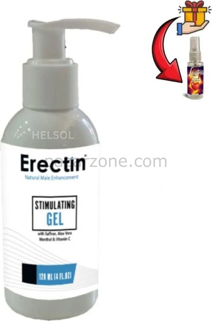 ERECTİN JEL YE DESTEKLEYİCİ BAKIM JELİ 120 ML X 1 AD.+LUSTRA MASAJ YAĞI