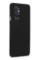 Newface One Plus 9 Pro Kılıf Nano içi Kadife Silikon - Siyah