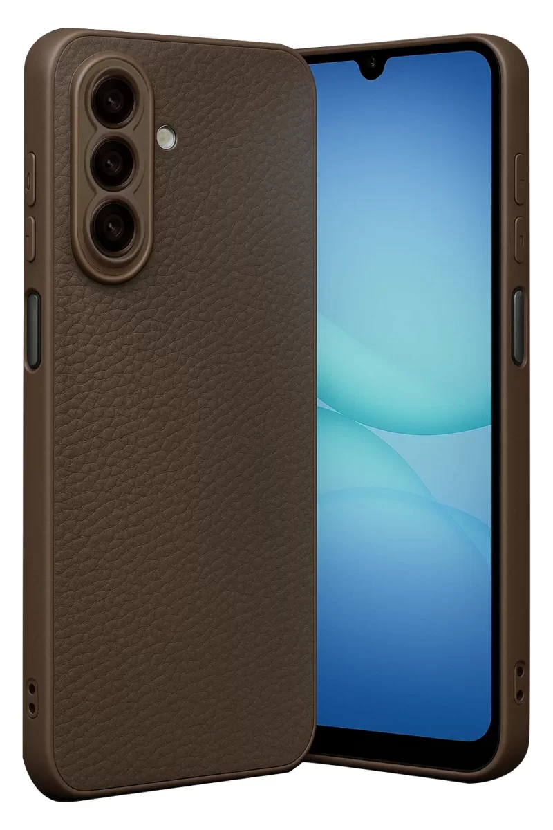 Newface Samsung Galaxy A37 5G Thermax Silikon Kılıf - Kahverengi