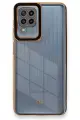 Newface Samsung Galaxy A22 Kılıf Liva Lens Silikon - Siyah