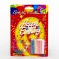 Rengarenk Happy Birthday Doğum Günü Mumları
