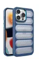 Newface Apple iPhone 15 Pro Max Kılıf Airmax Silikon Kapak - Lacivert