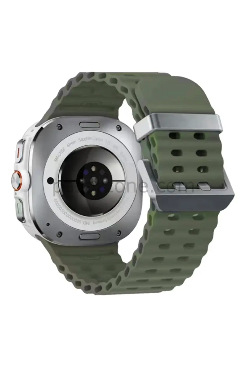 Newface Watch 7 Ultra KR417 Rug Silikon Kordon - Koyu Yeşil