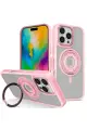 Joko Apple iPhone 16 Pro Banza Magsafe Standlı Kapak - Pembe