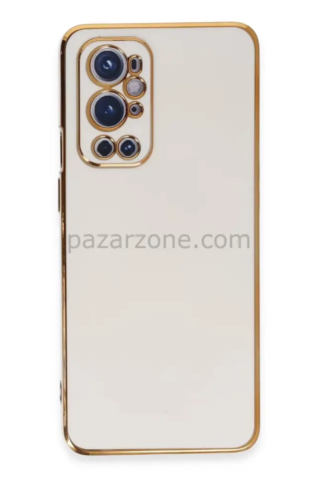 Newface One Plus 9 Pro Kılıf Volet Silikon - Beyaz