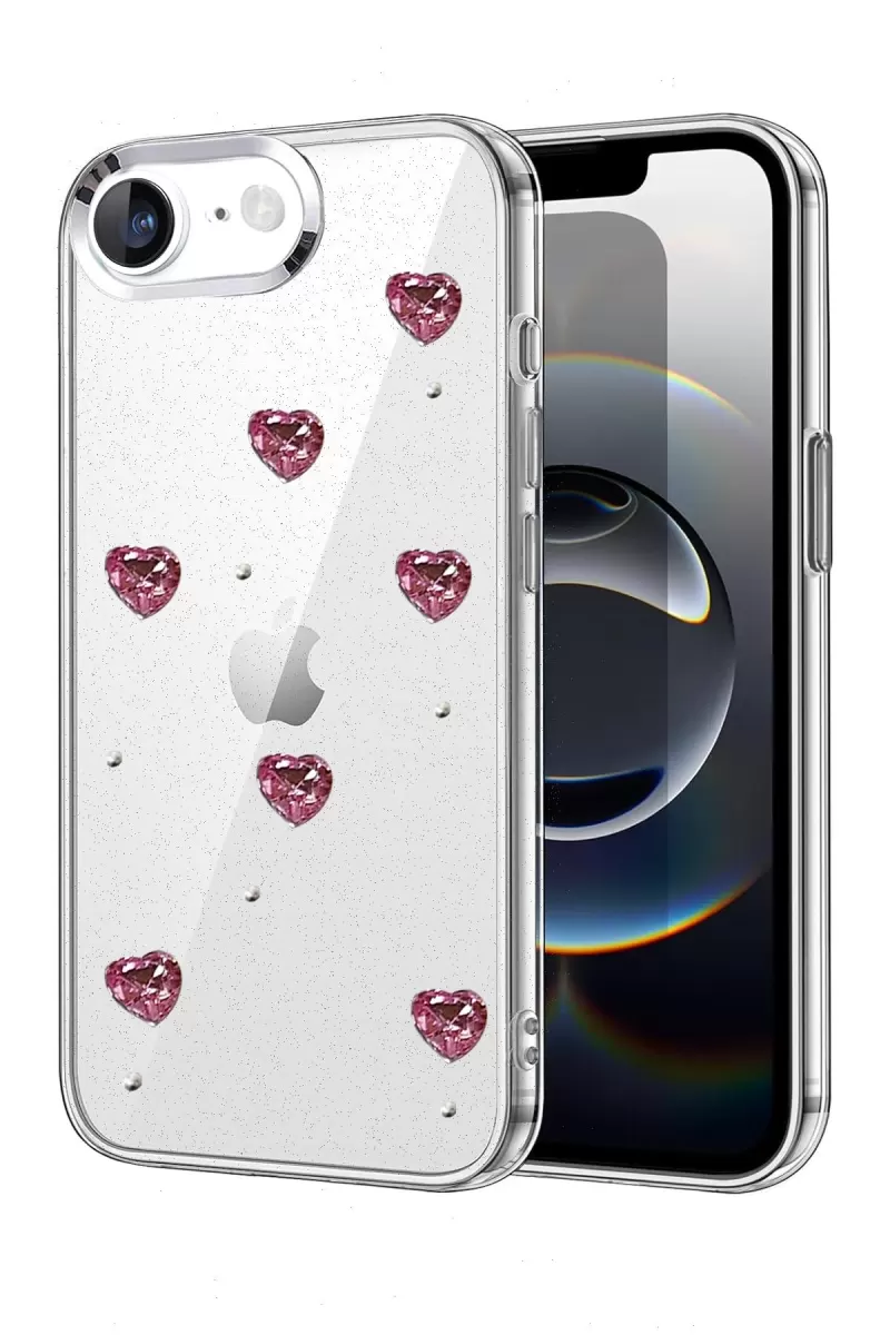 Newface Apple iPhone 16E Fiyonk Desenli Kapak - Desen 3