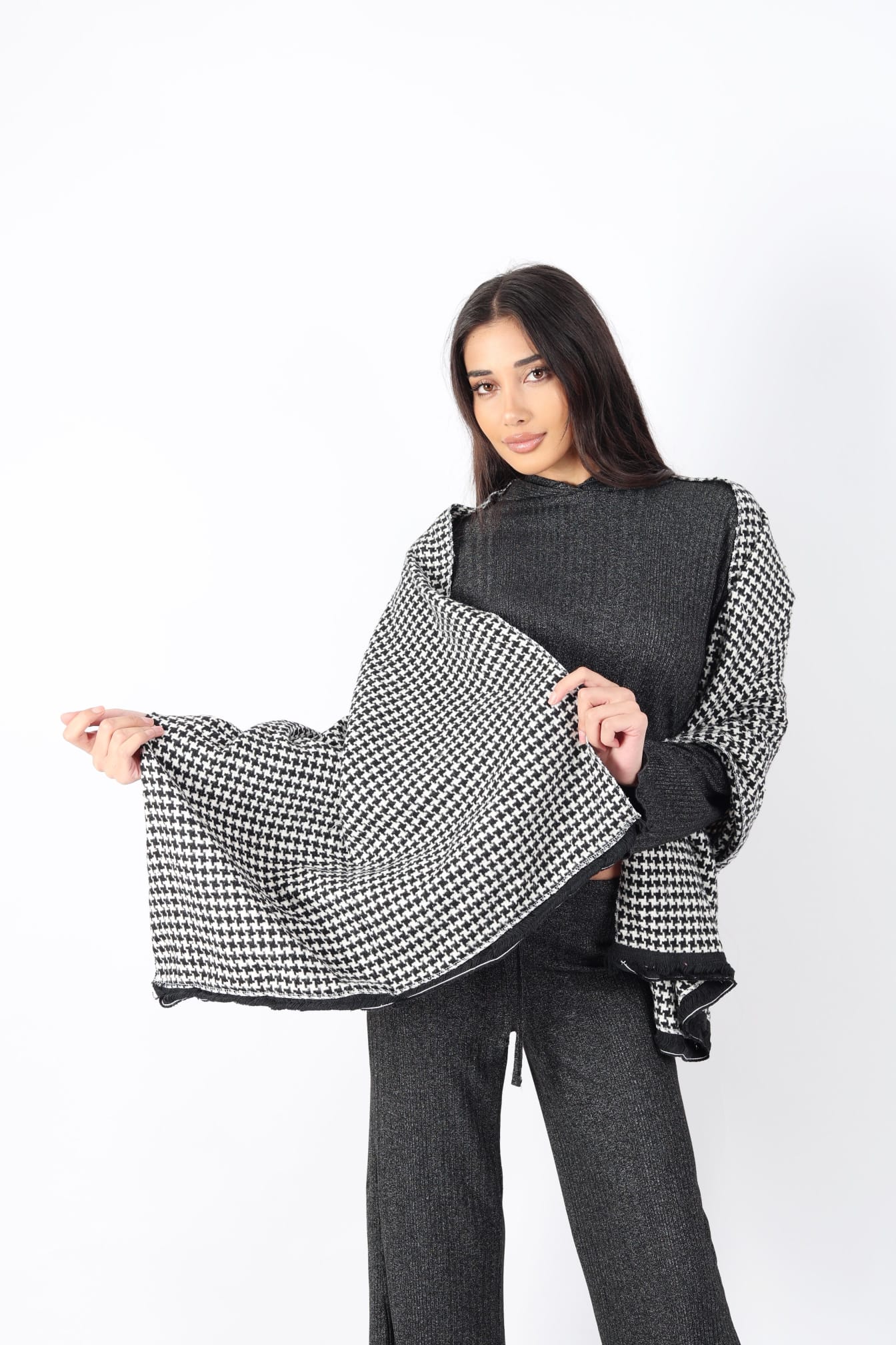 Şık Kullanım Pamuk Polyester Şal