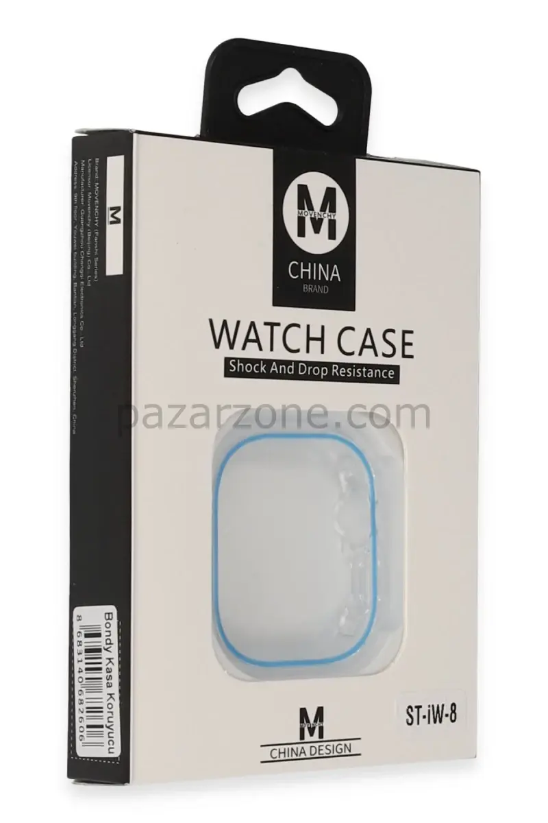 Movenchy Apple Watch Ultra 49mm Bondy Kasa Koruyucu - Mavi