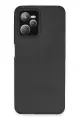 Newface Realme C35 Kılıf Loop Deri Silikon - Siyah