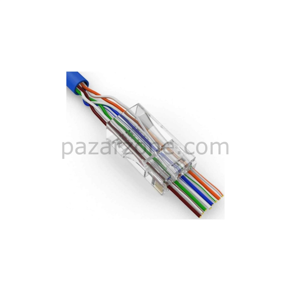 S-LINK SL-COB25P, RJ45, Yeni Nesil JAC, UTP, CAT6, (100lü PAKET)