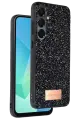 Onegif Samsung Galaxy A26 Bright Simli Kapak - Siyah