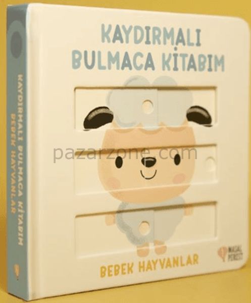 Kaydırmalı Bulmaca Kitabım - Bebek Hayvanlar