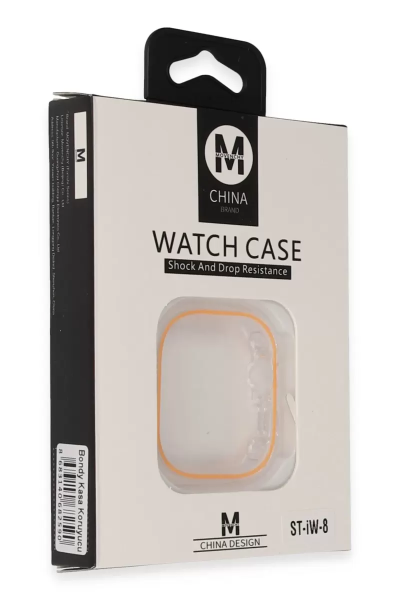 Movenchy Apple Watch Ultra 49mm Bondy Kasa Koruyucu - Turuncu