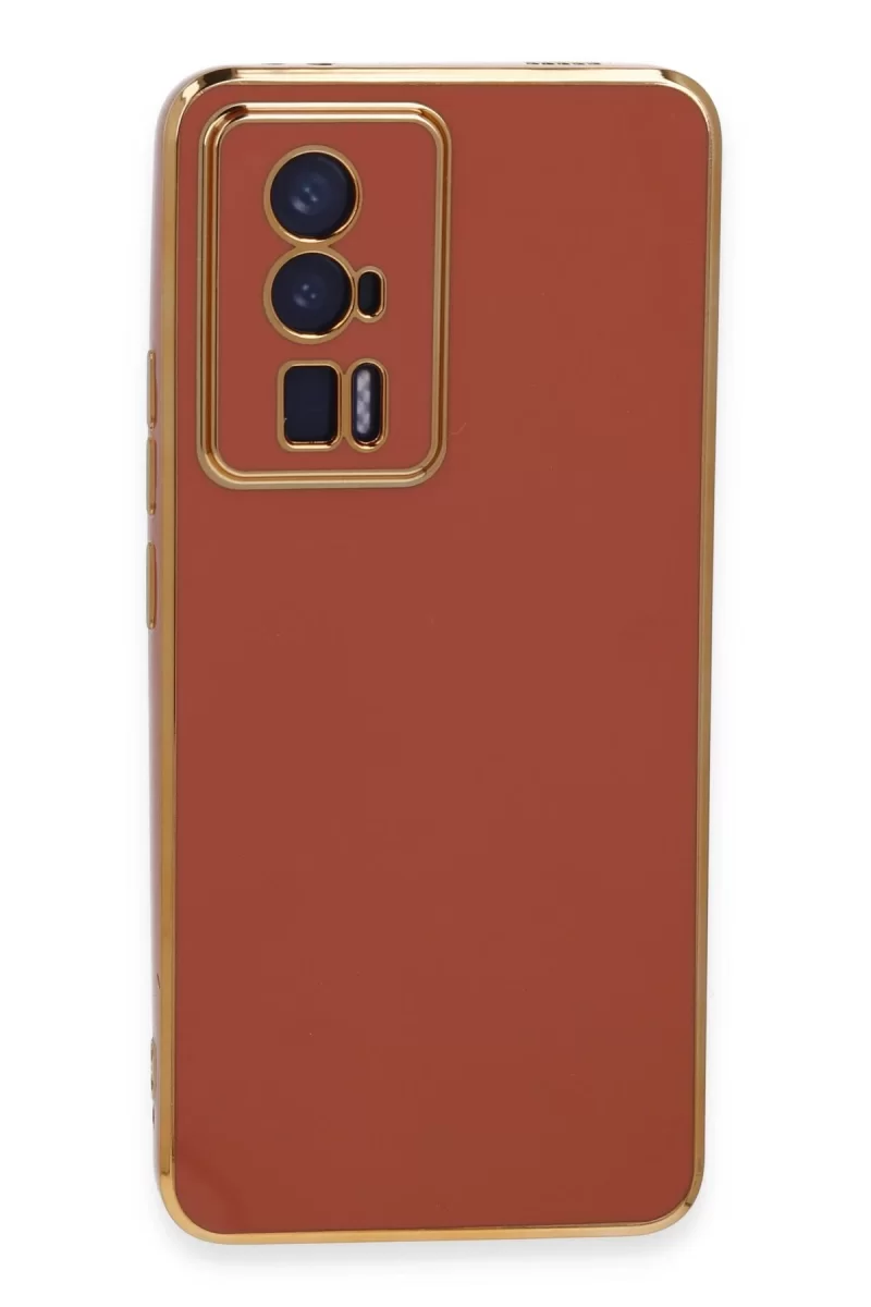 Newface Xiaomi Poco F5 Pro Kılıf Volet Silikon - Kırmızı