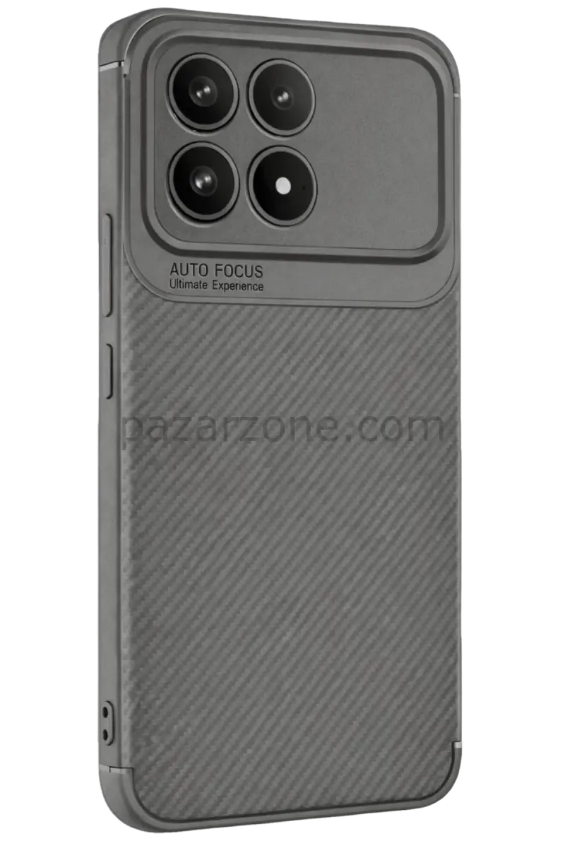 Newface Xiaomi Poco F8 Pro Auto Focus Karbon Kapak - Gri