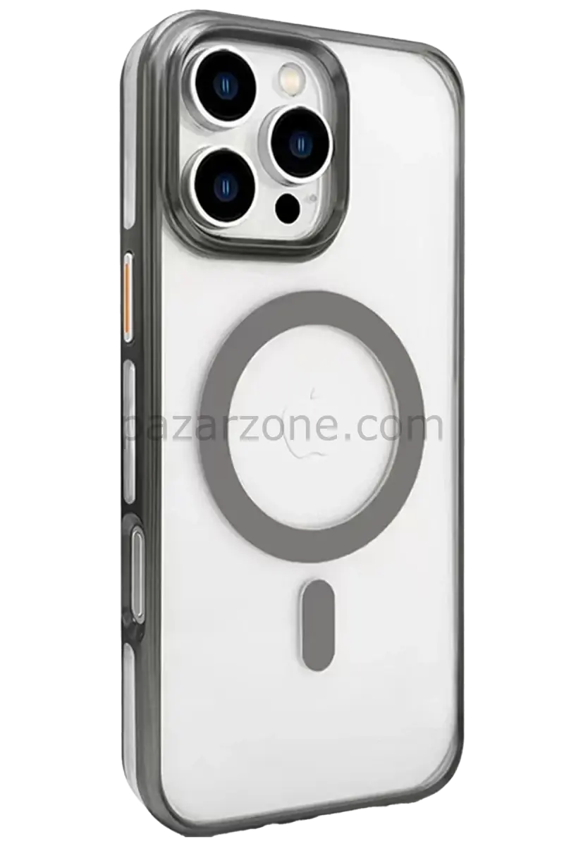 Joko Apple iPhone 16 Pro Gleam PC Sert Magsafe Kılıf - Titan Gri
