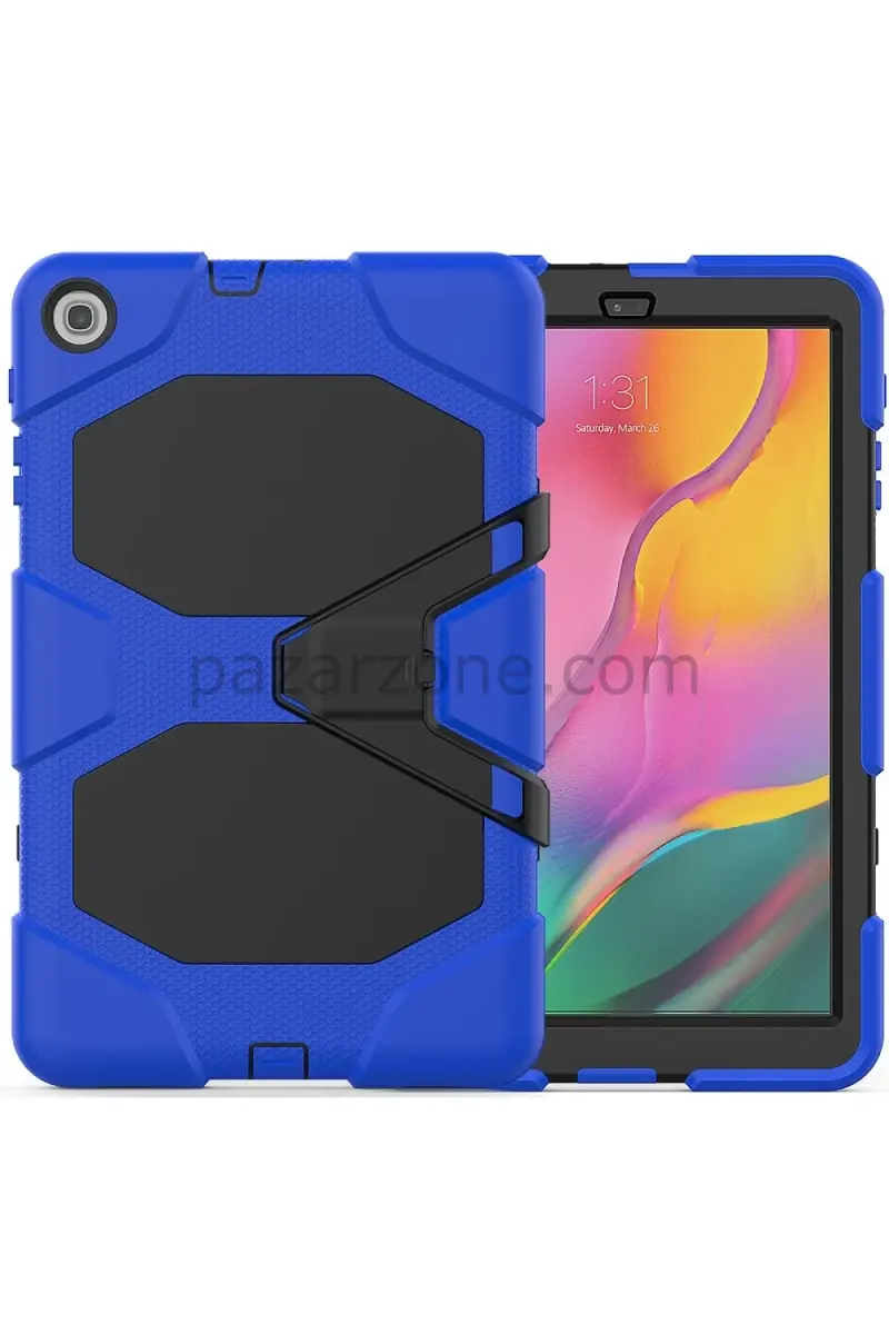 Newface Samsung Galaxy T510 Tab A 10.1 Kılıf Griffin Tablet Kapak - Mavi