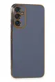 Newface Samsung Galaxy A05S Kılıf Volet Silikon - Mavi