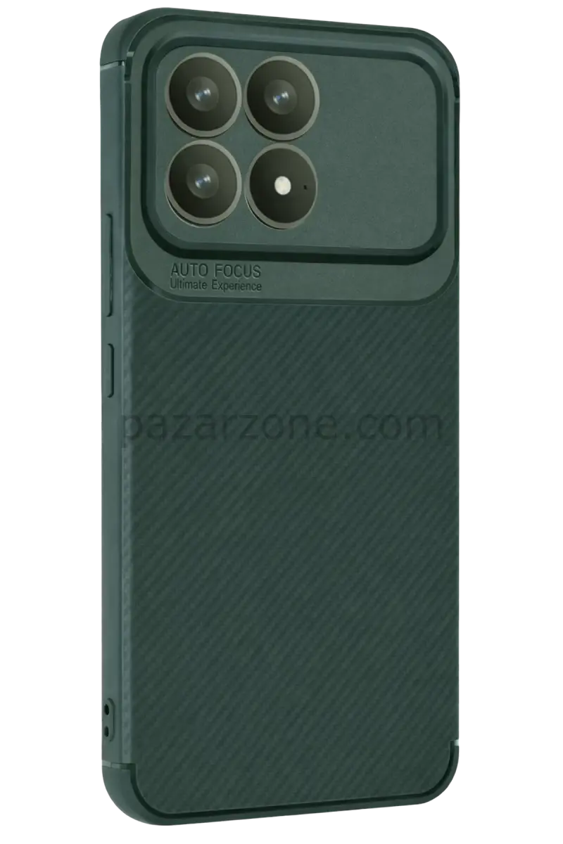 Newface Xiaomi Poco F8 Pro Auto Focus Karbon Kapak - Koyu Yeşil