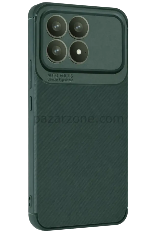 Newface Xiaomi Poco F8 Pro Auto Focus Karbon Kapak - Koyu Yeşil