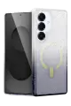 Newface Samsung Galaxy S25 Pummel Shiny Magsafe Kapak - Siyah