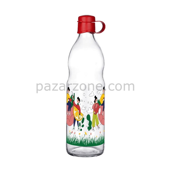 Frido Desenli Cam Suluk  1000 Ml