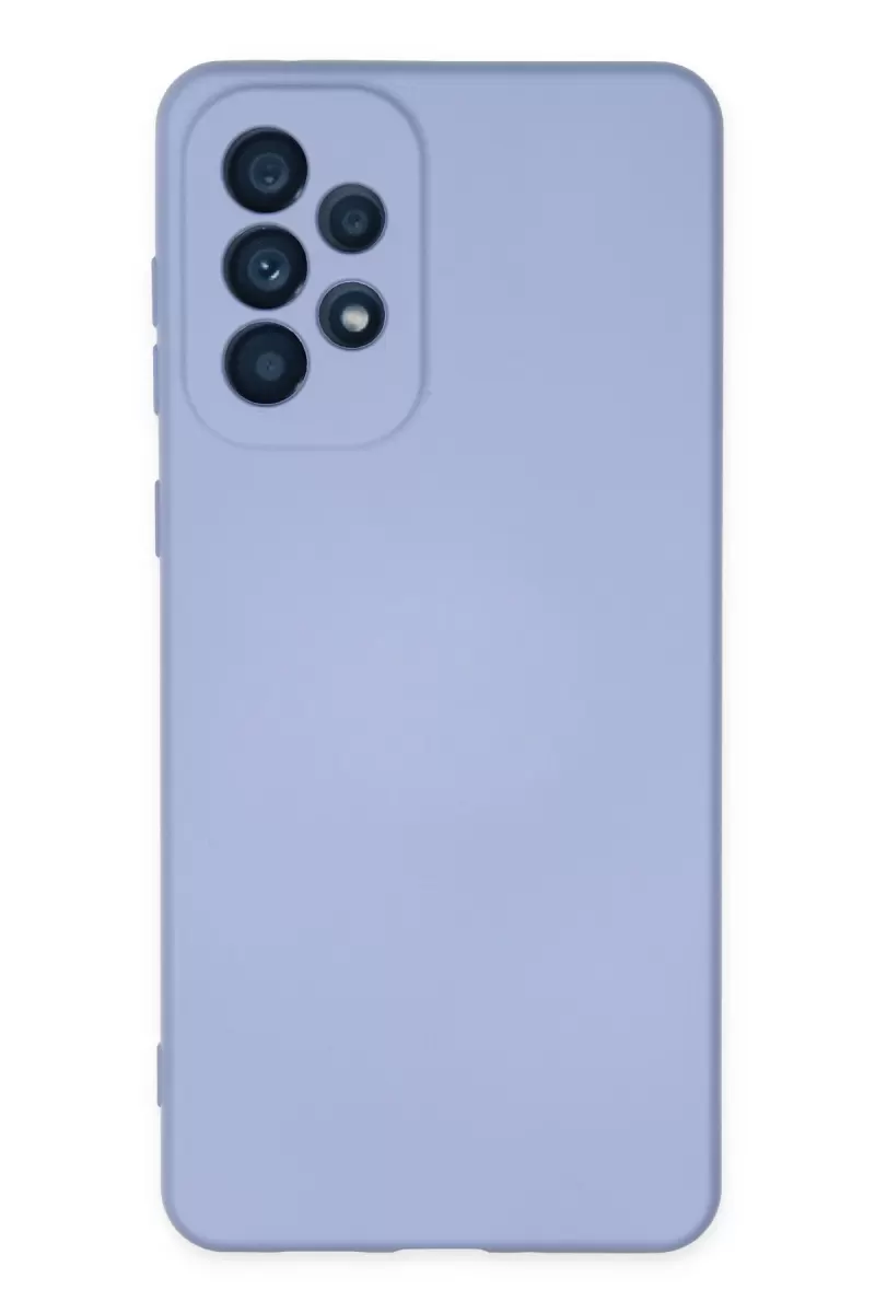 Newface Samsung Galaxy A23 4G Kılıf Nano içi Kadife Silikon - Lila